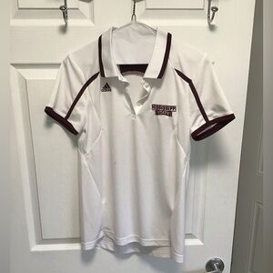 Adidas Mississippi State Team Polo Hail State Sz S